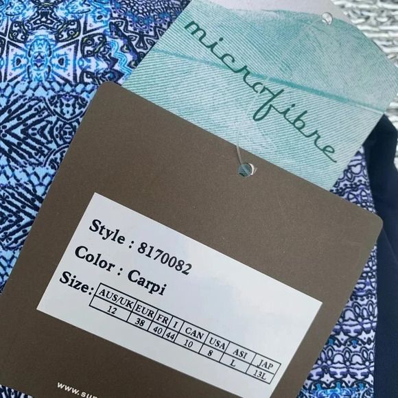 NWT Sunseeker Swimwear One Piece Printed Modest Swimsuit with attached skirt - Picture 10 of 13